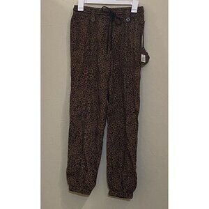 Knox Rose XS  Lightweight Jogger  Pants Cheetah Animal Print